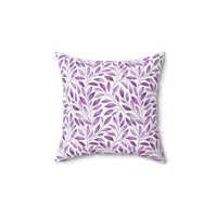 Pillow — Vines Design in Violet