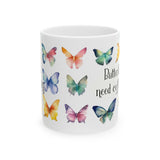 Butterflies Need Coffee Too Mug ❤️