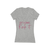 Women's Jersey Deep V-Neck Tee