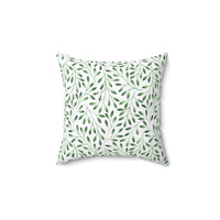 Pillow — Vines Design in Green Hues