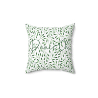 Pillow — Vines Design in Green Hues