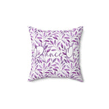 Pillow — Vines Design in Violet